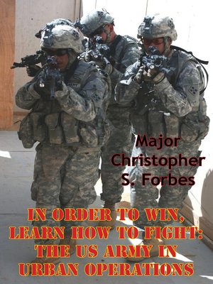 cover image of In Order to Win, Learn How to Fight